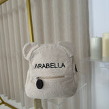 Personalised teddy bear backpack bag