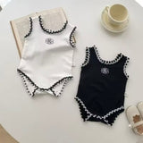 Black & white detailed bodysuit