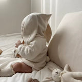 Easter bunny neutral knitted bodysuit
