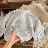 Noelle bow jumper