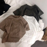 Neutral collection teddy bear top