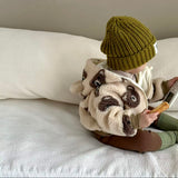 Teddy bear zip up jacket