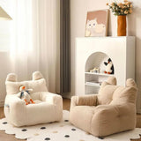 Children’s soft bouclé chair