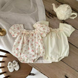 Girls spring puff sleeve top