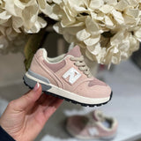 Pink two tone N style trainers