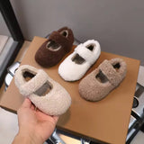 Bouclé toddler slippers