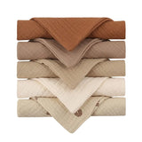 Neutral Muslin squares (5 pack)