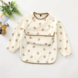 Long sleeve feeding apron