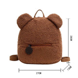 Personalised teddy bear backpack bag