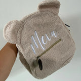 Personalised teddy bear backpack bag