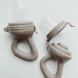 Neutral design silicone food feeder