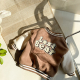 Unisex Teddy Bear Brown Baseball Jacket