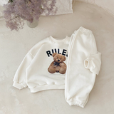 White Rules Sweater & Joggers