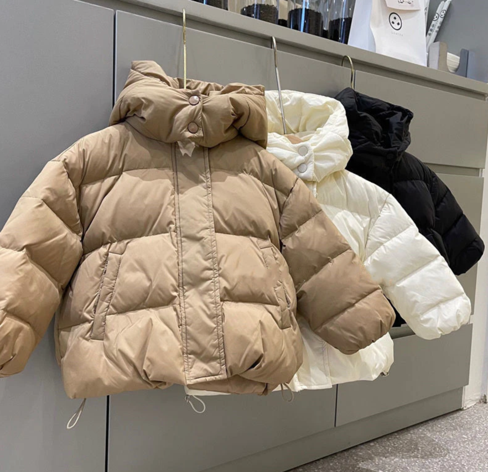 Nude deals padded jacket
