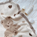 Neutral Teddy Bear Blanket