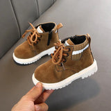 Unisex chesnut & white boots